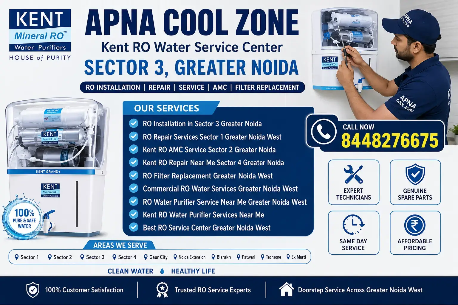 Kent RO Water Service Center Sector 3 Greater Noida