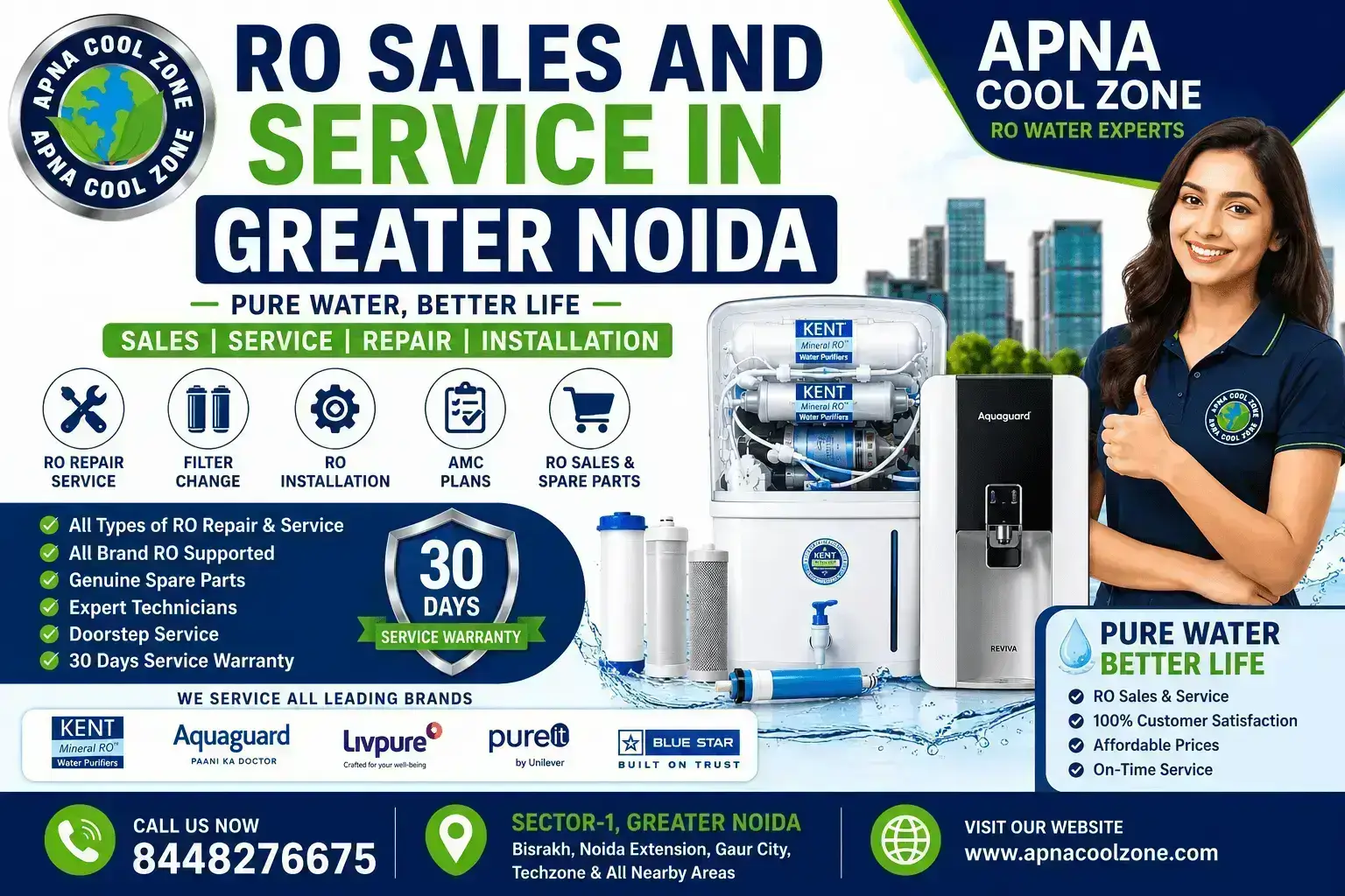 RO Service in Sector-1 Greater Noida Apna Cool Zone