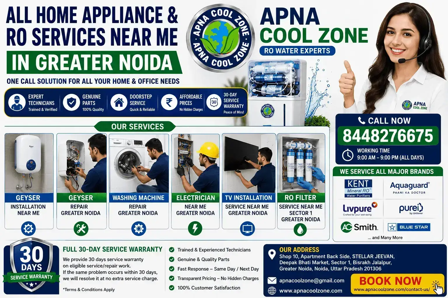 RO Services Near Me in Noida & Greater Noida  RO Repair, Filter Change & Home Service – APNA COOL ZONE